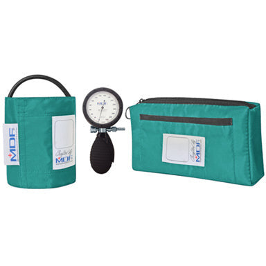RMDF Bravata Palm Aneroid Sphygmomanometer - Teal MDF