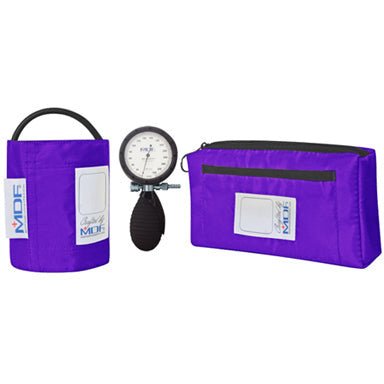 RMDF Bravata Palm Aneroid Sphygmomanometer - Purple Rain MDF