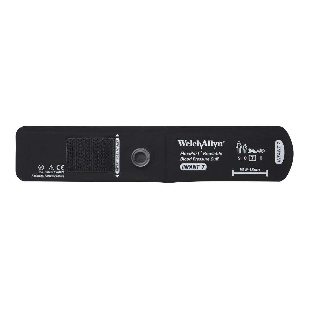 Welch Allyn FlexiPort Blood Pressure Cuff; Size-07 Infant, Reusable, No Tubes or Connectors; Cuff Range 9-13 CM Accessories Welch Allyn