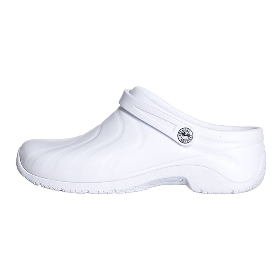 Zone Injected Clog with Backstrap Shoes Cherokee 10 White