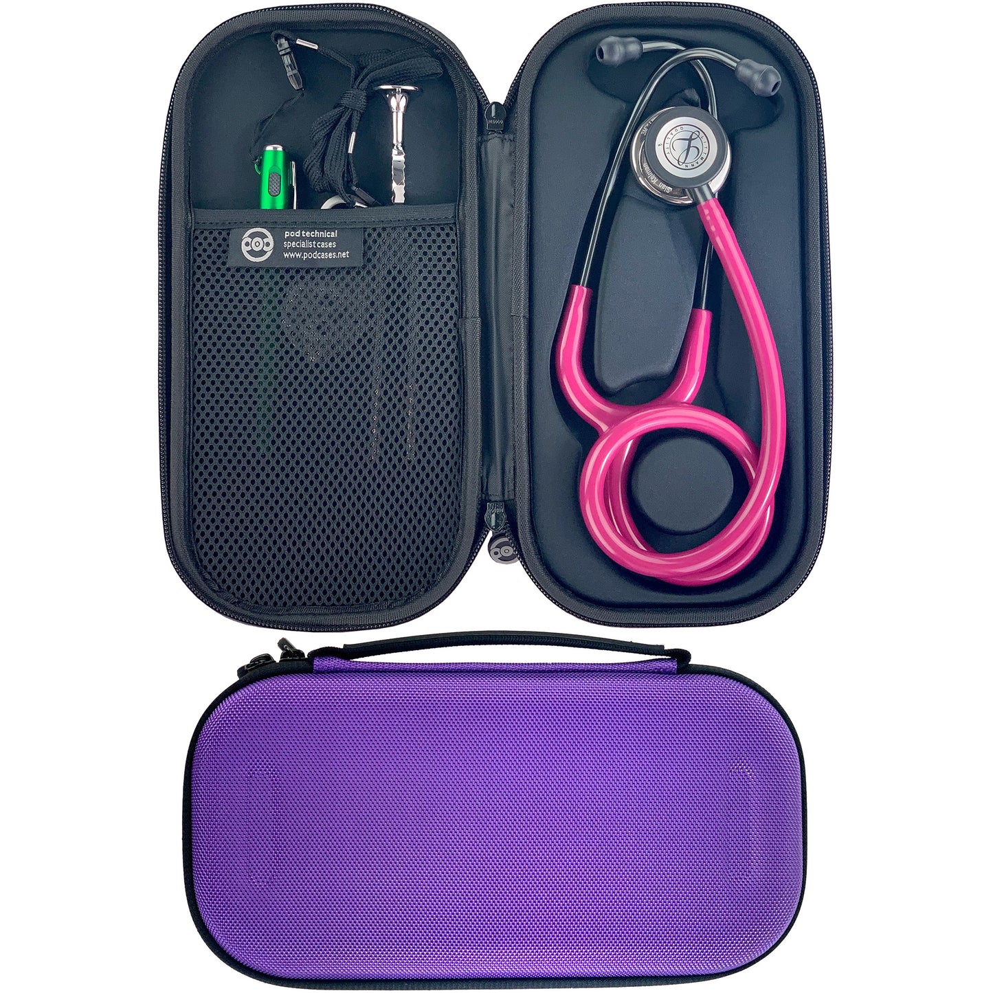 Pod Technical Classicpod Micro Stethoscope Case for Littmann Classic Stethoscopes - Purple Pod Technical Specialist Cases