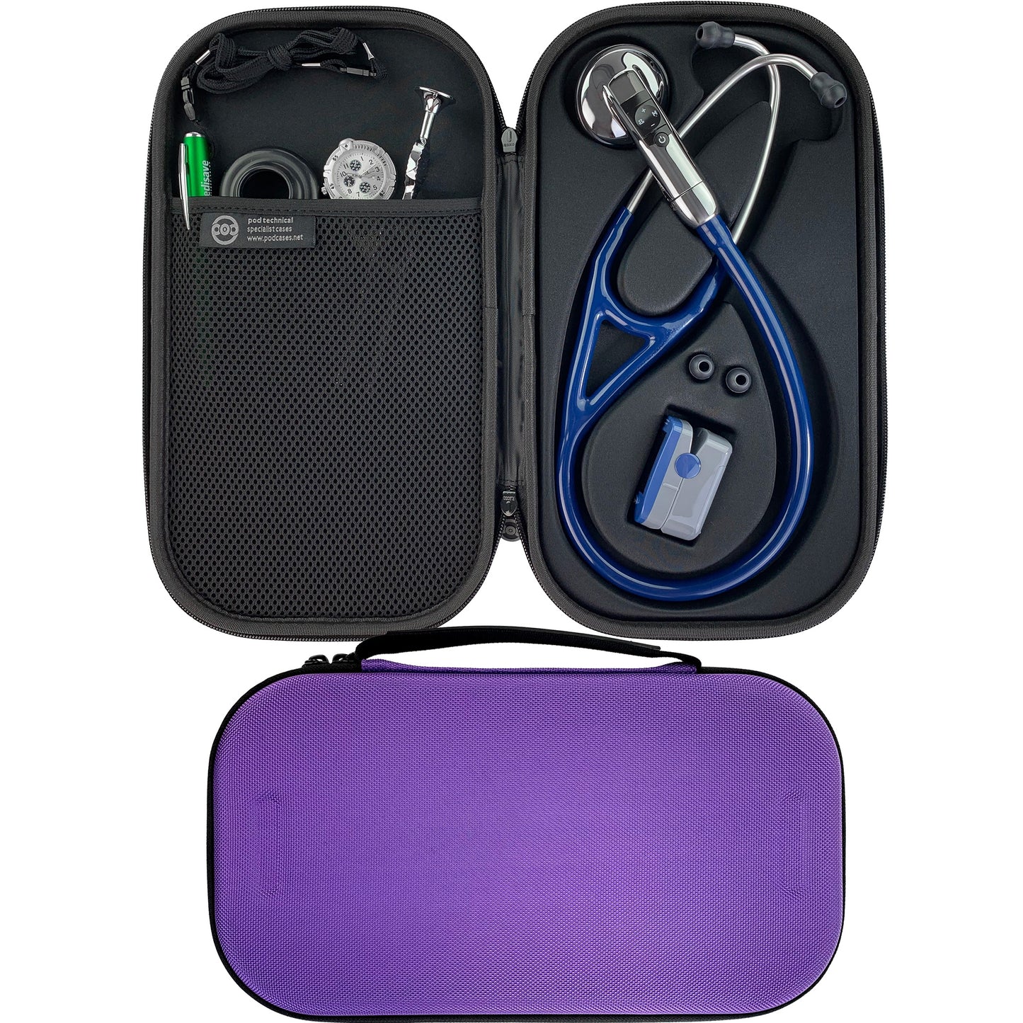 Pod Technical Cardiopod II Stethoscope Case for all Littmann Stethoscopes - Purple  Pod Technical Specialist Cases   