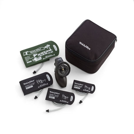 Welch Allyn Tycos DS58 Hand Aneroid Sphygmomanometer with DuraShock Gear Free with Paediatric Cuff Kit Welch Allyn