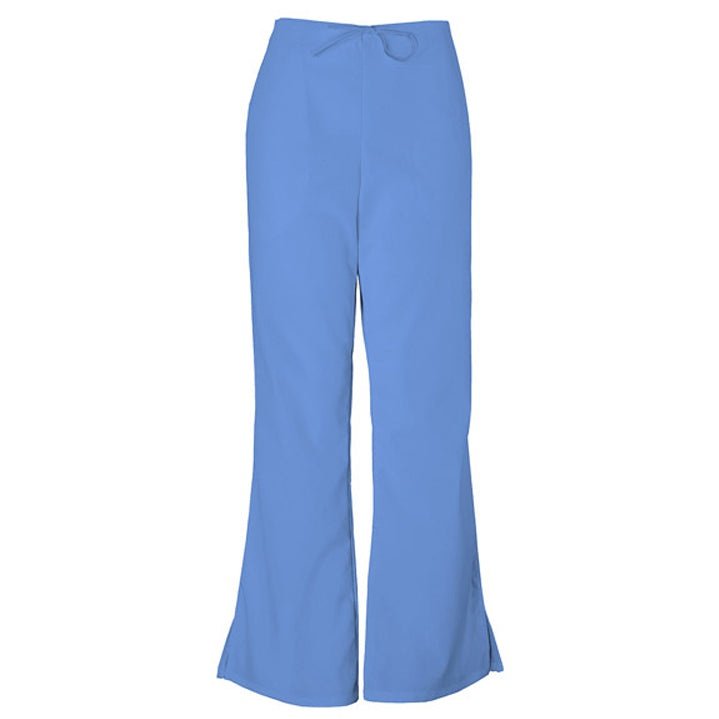 Cherokee WorkWear Women's Flare Leg Drawstring Scrub Pant - Petite Scrubs Cherokee