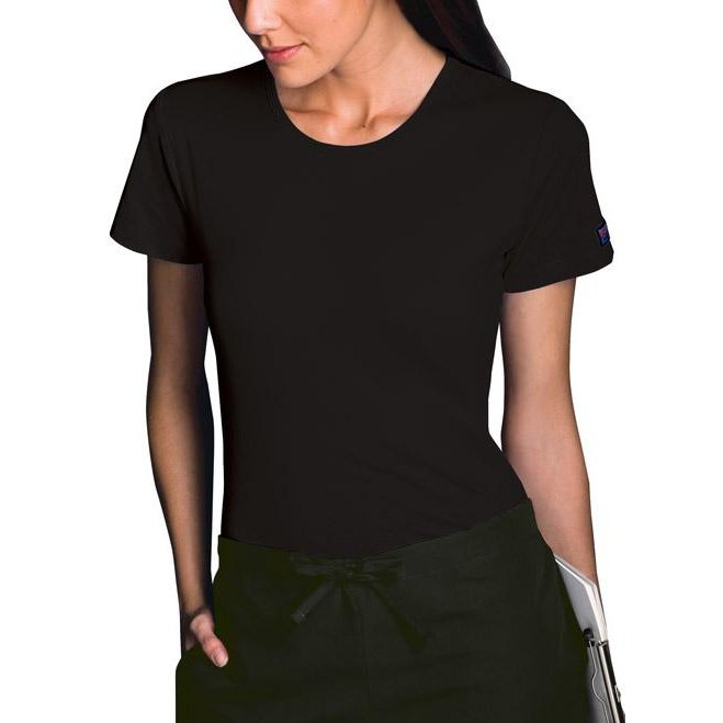 Cherokee WorkWear Women's Round Neck Short Sleeve Tee Scrubs Cherokee