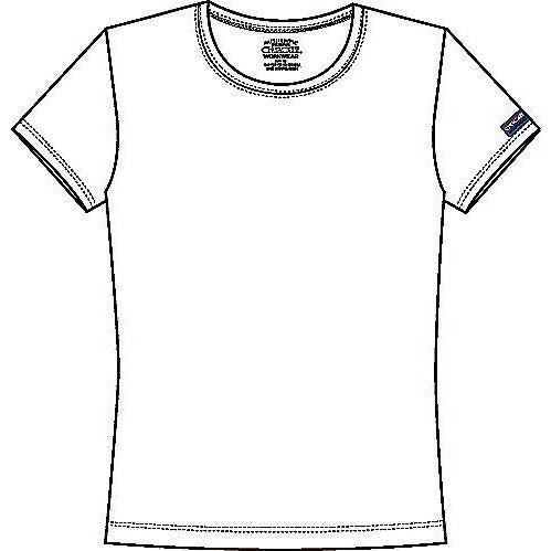 Cherokee WorkWear Women's Round Neck Short Sleeve Tee Scrubs Cherokee