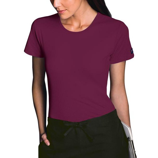 Cherokee WorkWear Women's Round Neck Short Sleeve Tee Scrubs Cherokee
