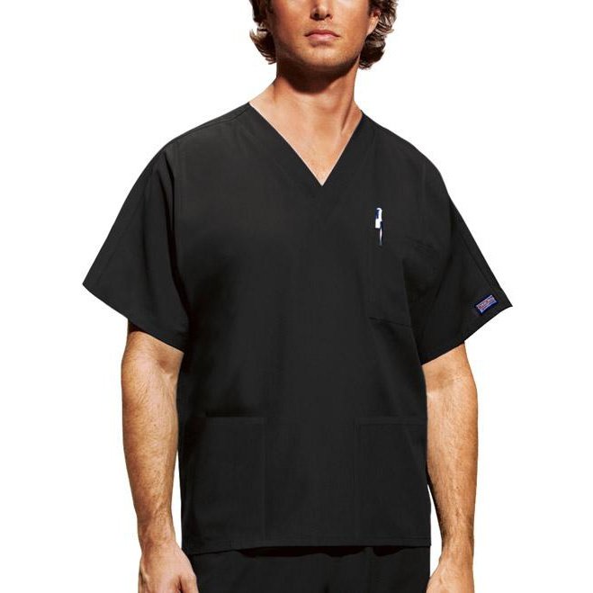 Cherokee WorkWear Unisex V-Neck Scrub Top Scrubs Cherokee   