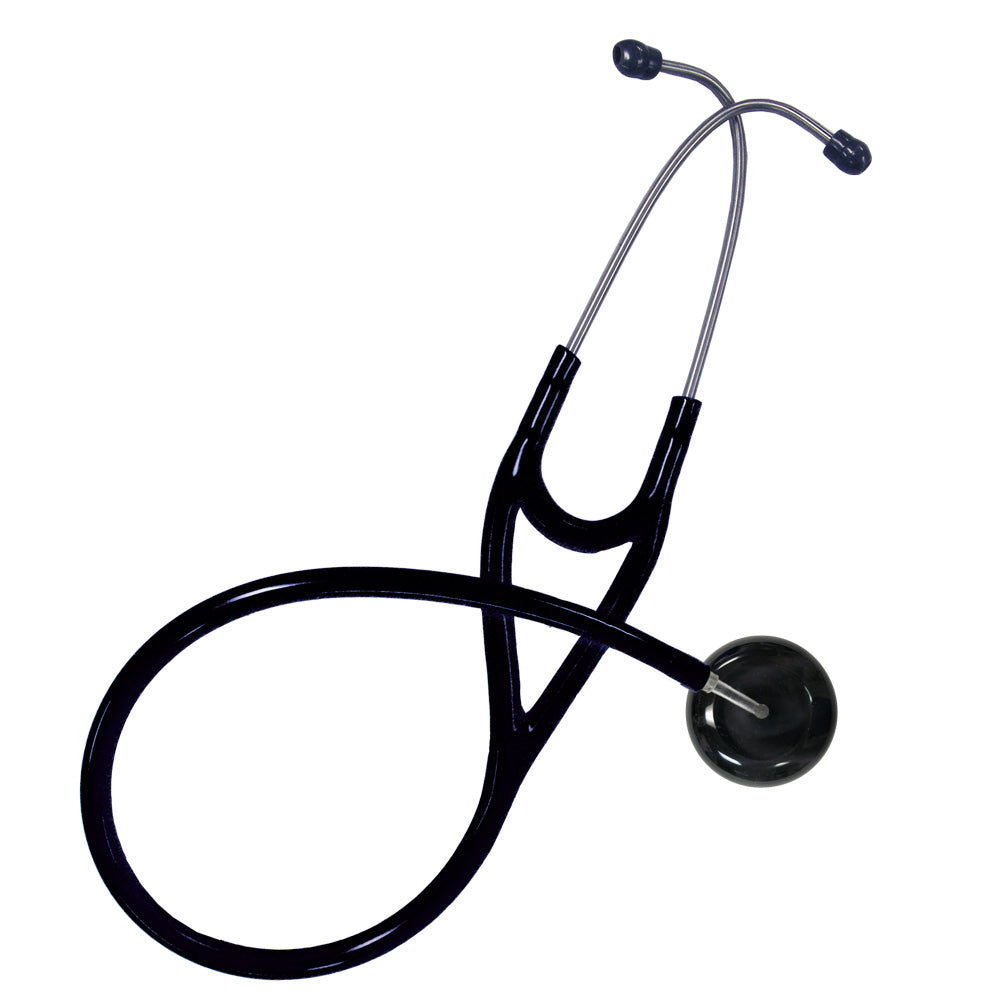 Ultrascope Stethoscope - Solid Black, Black Tubing Stethoscopes Ultrascope