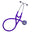 Ultrascope Stethoscope - Female Doctor, Lavender Background, Purple Tubing