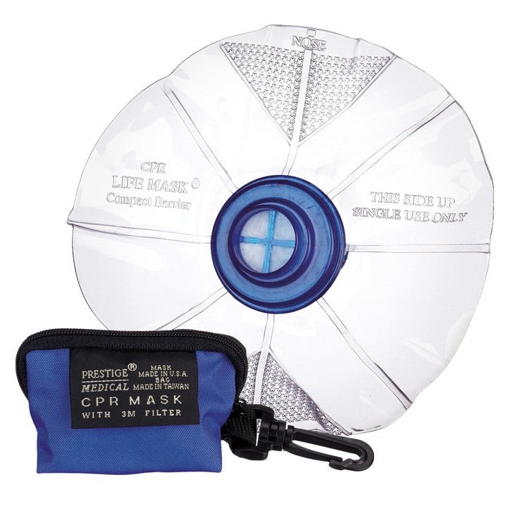 Single-Use Resuscitation Mask in Keychain Bag Accessories Prestige Royal