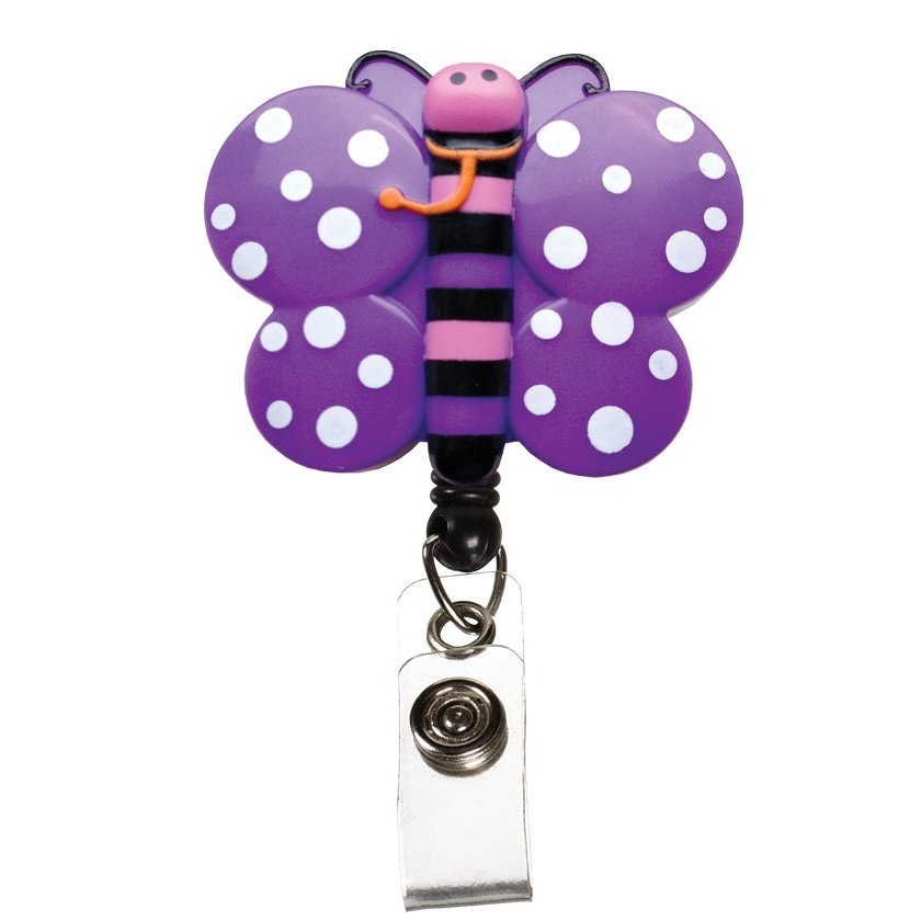 Deluxe Retracteze ID Holder Accessories Prestige Butterfly