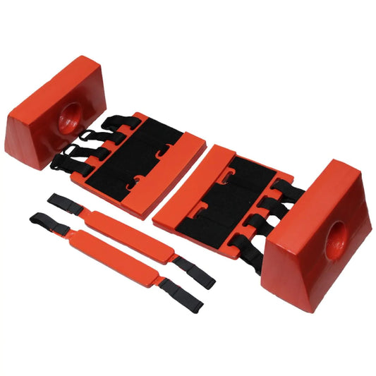 Kemp USA Scoop Stretcher Head Immobilizer, Orange KEMP Kemp USA