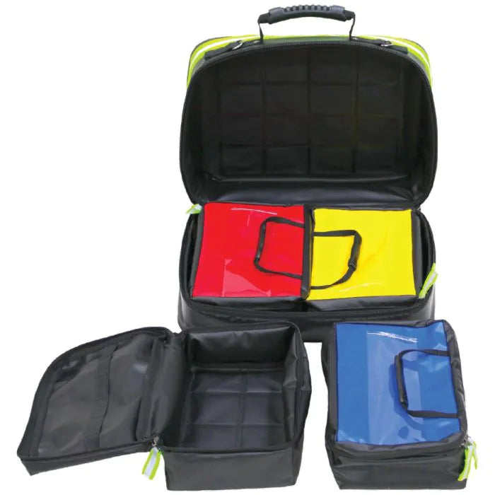 Kemp USA Fluid-Resistant Tarpaulin Responder Bag With Medication Pouches KEMP Kemp USA