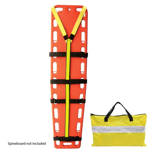 Kemp USA Reflective 10-PT Patient Restraint Spineboard Straps KEMP Kemp USA