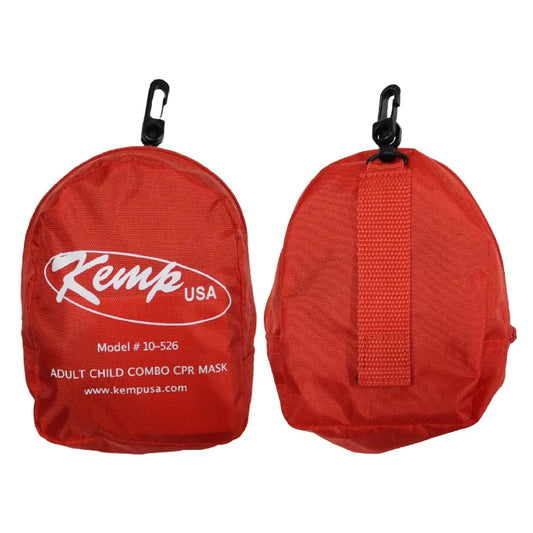 Ambu CPR Mask Combo Adult & Child In Soft Pouch Case KEMP Kemp USA