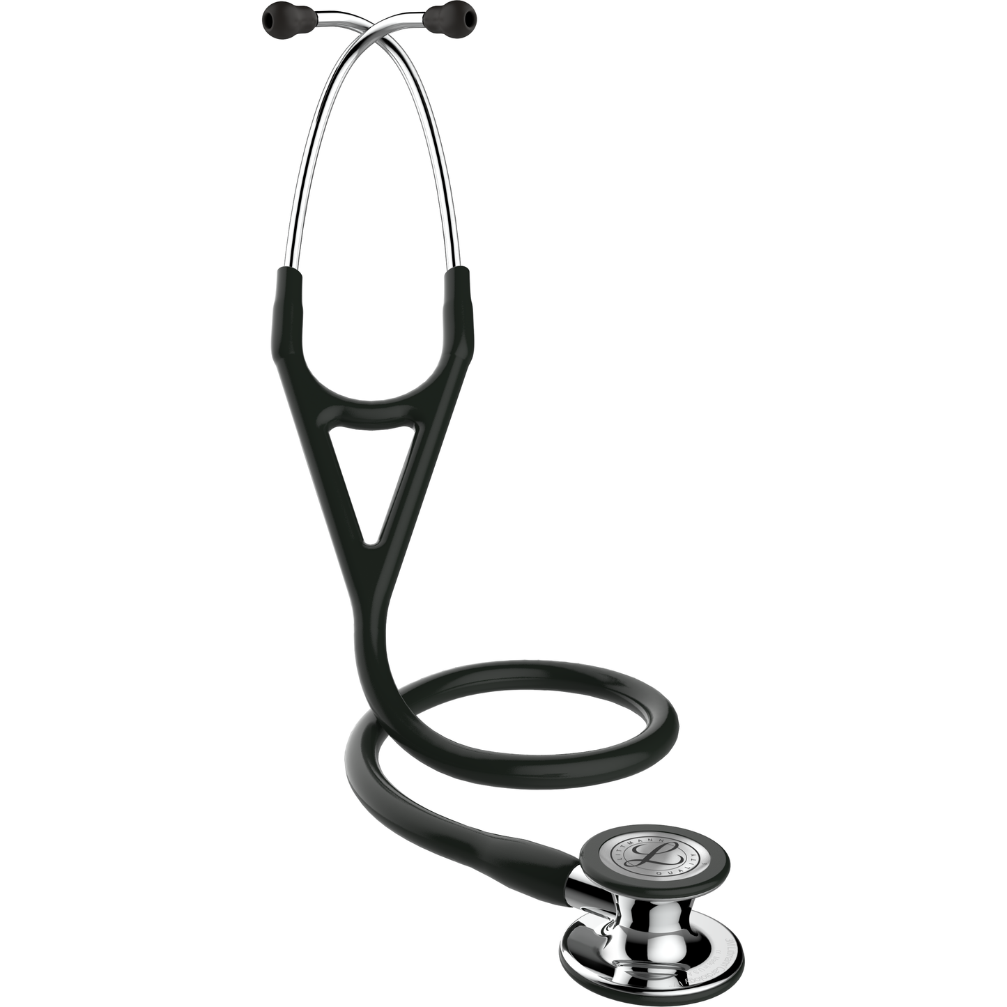 Littmann Cardiology IV Diagnostic Stethoscope: Black & Mirror-Finish 6177 - Over Engraved Stethoscopes 3M Littmann   