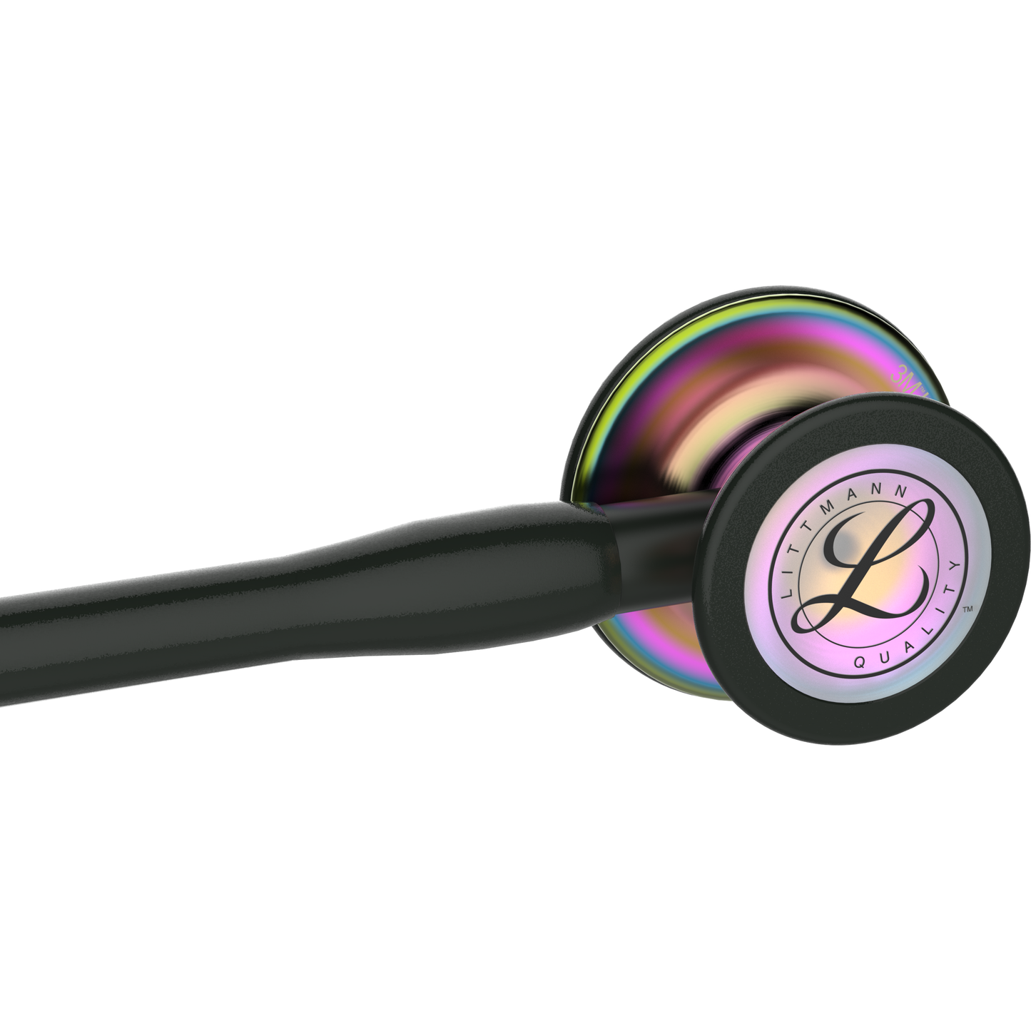 Littmann Cardiology IV Diagnostic Stethoscope: Black & Rainbow 6165 - ANCC NTI Stock Littmann Stethoscopes