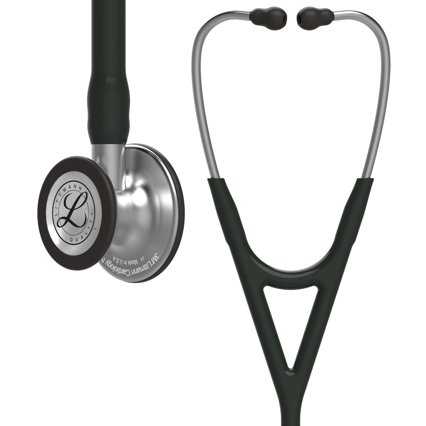 Littmann Cardiology IV Diagnostic Stethoscope 22": Black 6151 Over Engraved Stethoscopes 3M Littmann   