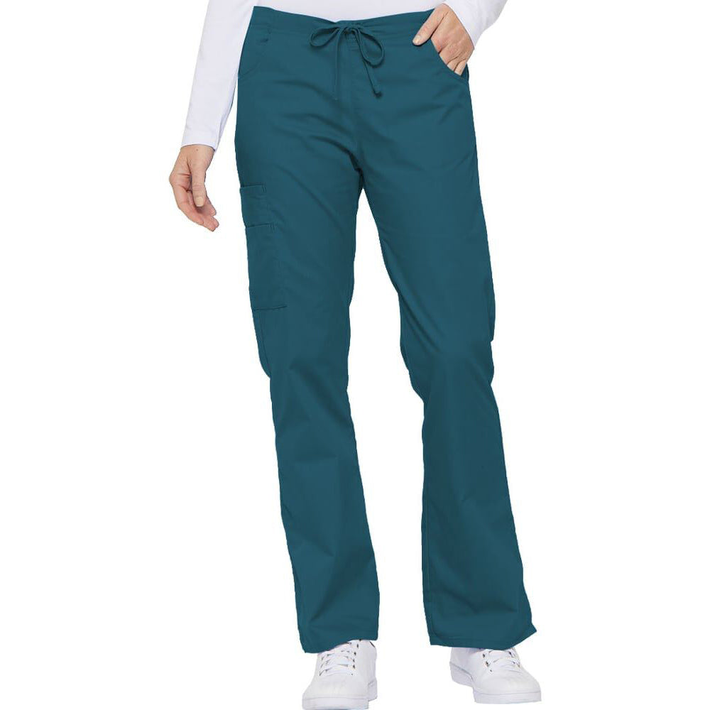 Cherokee Women's Workwear Flare Leg Drawstring Scrub Pant Cherokee