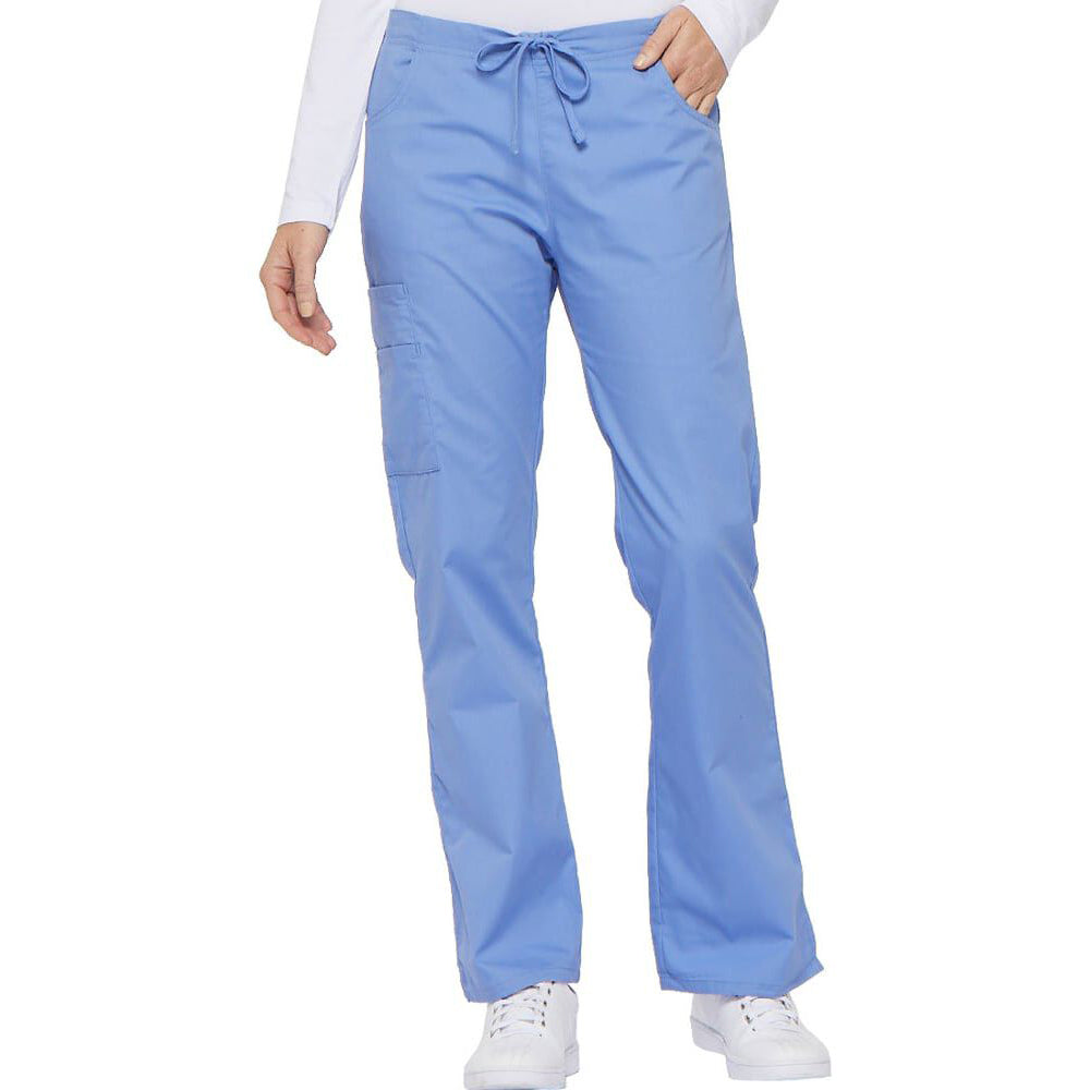 Cherokee Women's Workwear Flare Leg Drawstring Scrub Pant Cherokee