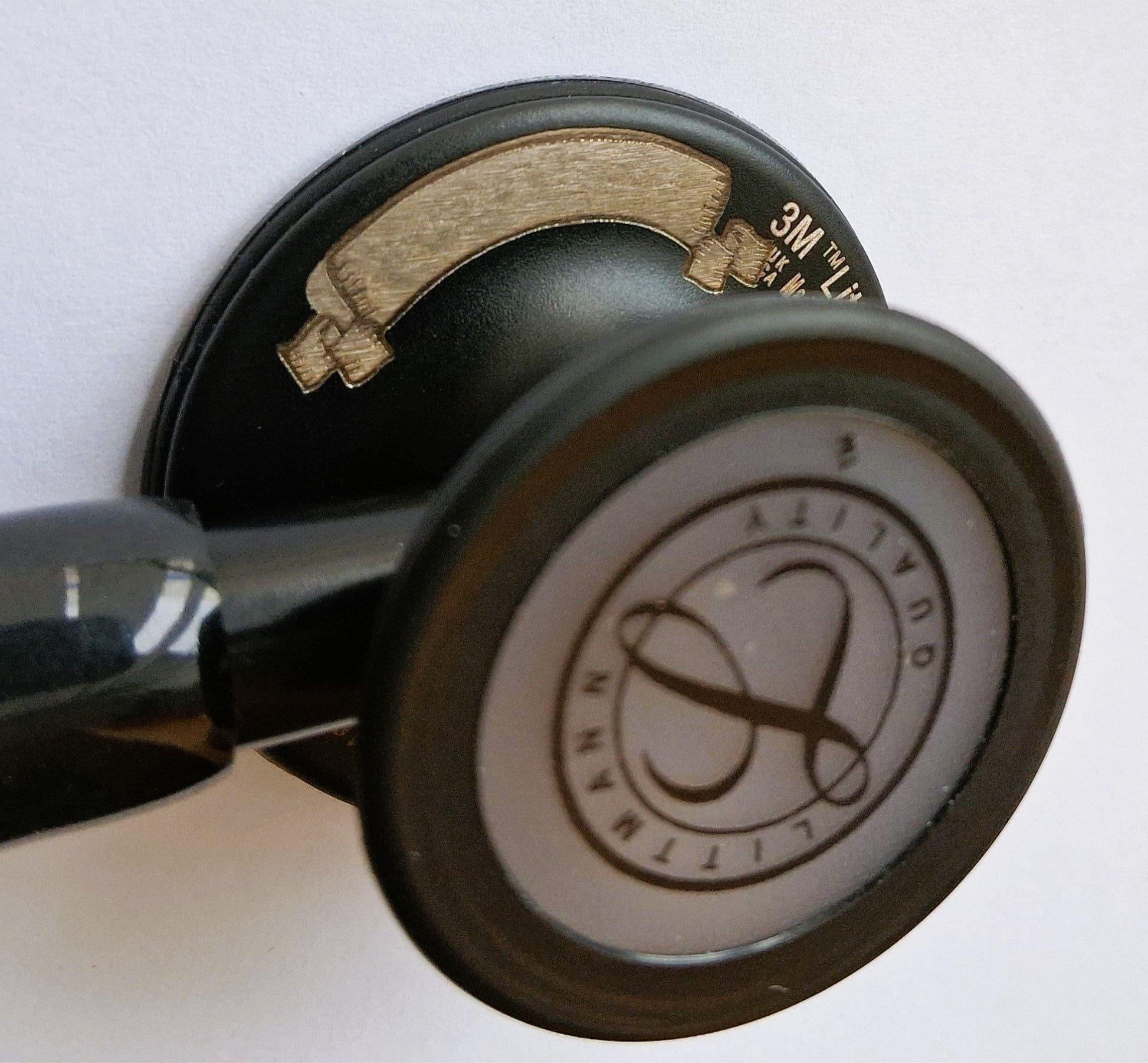 Littmann Cardiology IV Diagnostic Stethoscope: Black & Navy 6168 - Over Engraved Stethoscopes Littmann Stethoscopes