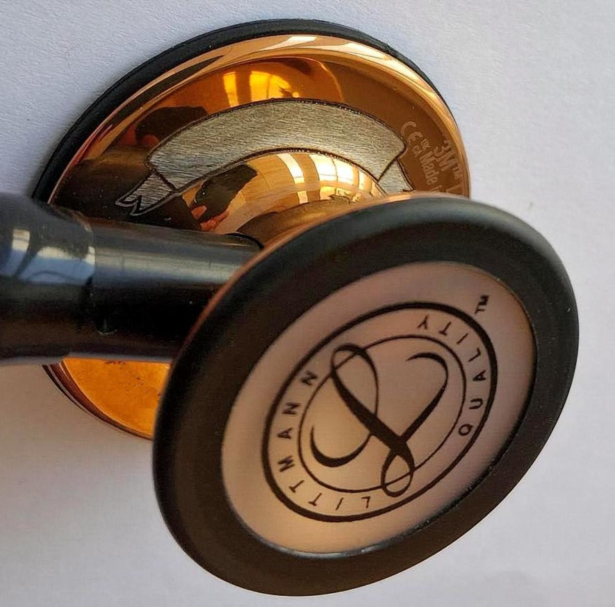 Littmann CORE Digital Stethoscope - 8870/B High Polish Copper & Black Over Engraved Stethoscopes Littmann Stethoscopes