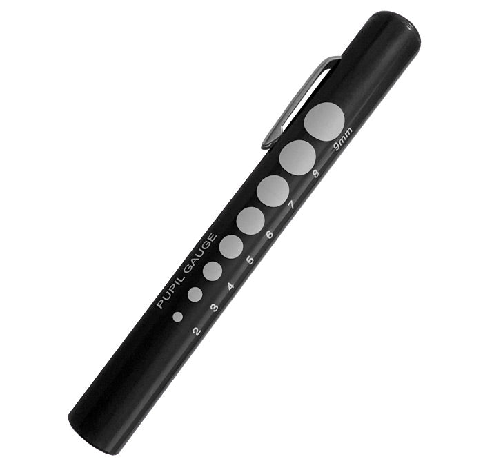 Disposable Pupil Gauge Penlight - Black Prestige