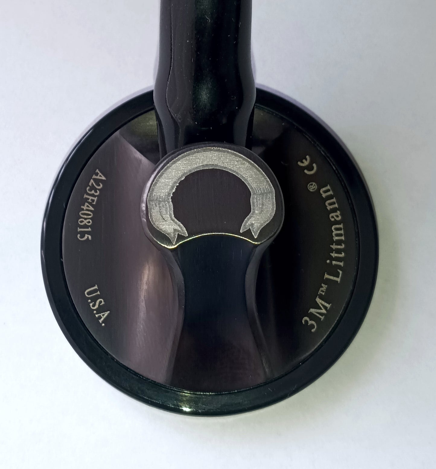 Littmann Master Cardiology Stethoscope: Black & Smoke Finish 2176 - Over Engraved Stethoscopes 3M Littmann