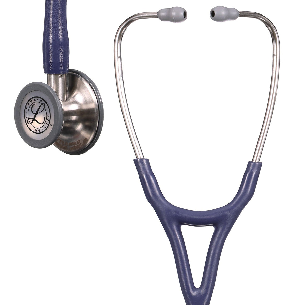 Littmann Cardiology IV Diagnostic Stethoscope: Midnight Blue Satin 6187C/B Over Engraved Stethoscopes Littmann Stethoscopes