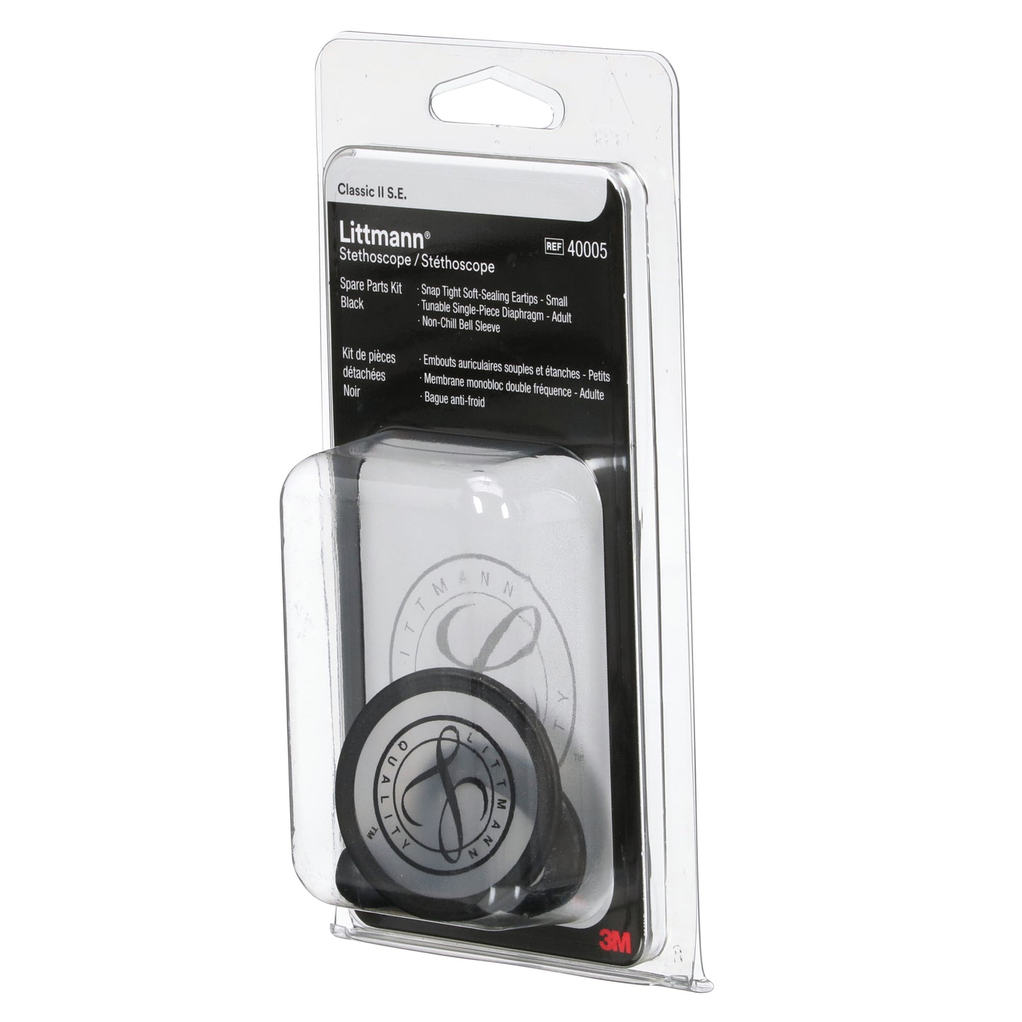 3M Littmann Stethoscope Spare Parts Kit - Classic II S.E. - Black Littmann Spare Parts 3M Littmann   
