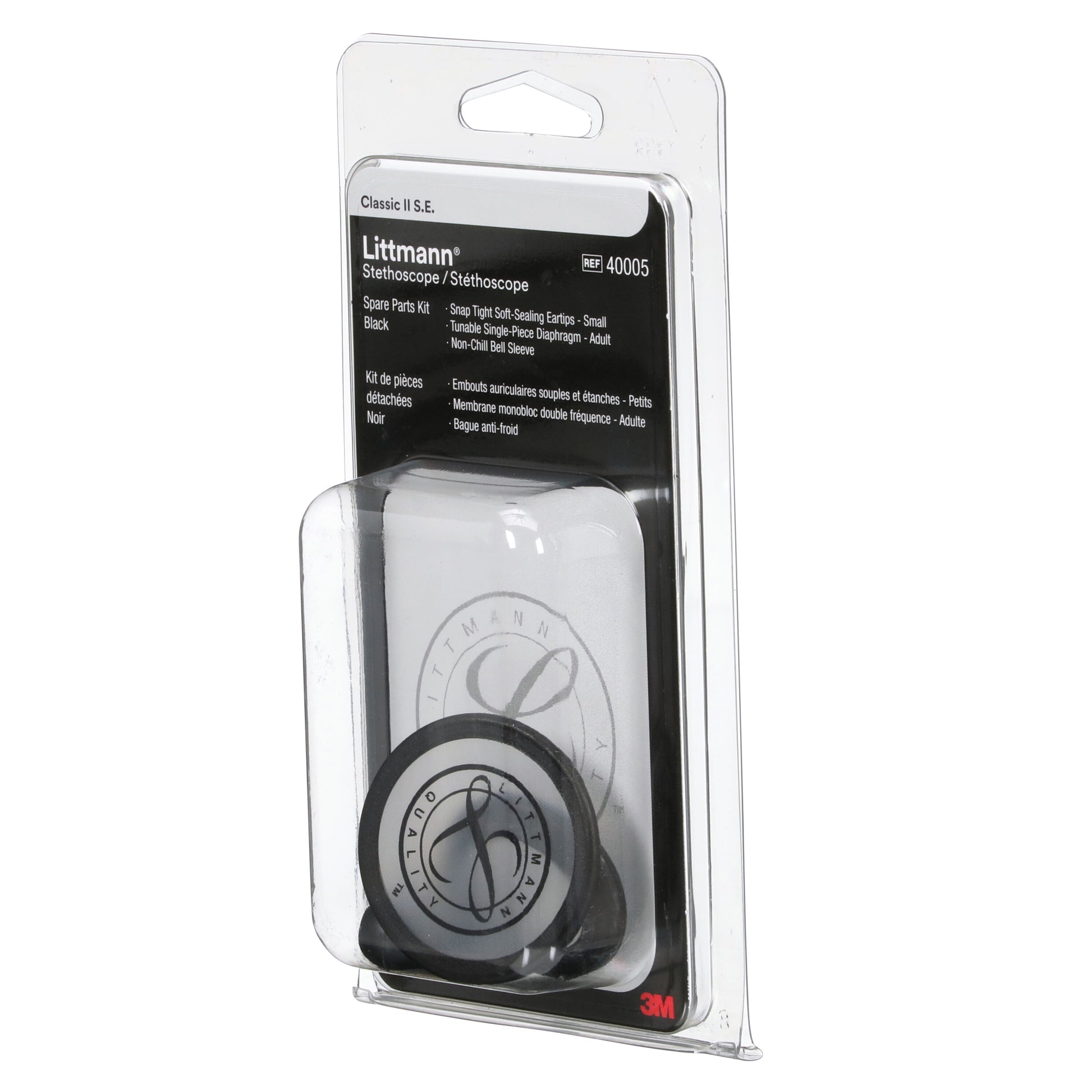 3M Littmann Stethoscope Spare Parts Kit - Classic II S.E. - Black Littmann Spare Parts 3M Littmann   