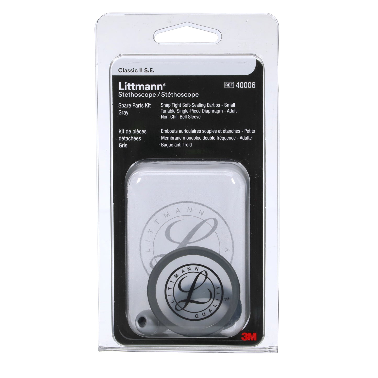 3M Littmann Stethoscope Spare Parts Kit - Classic II S.E. - Gray Littmann Spare Parts 3M Littmann   