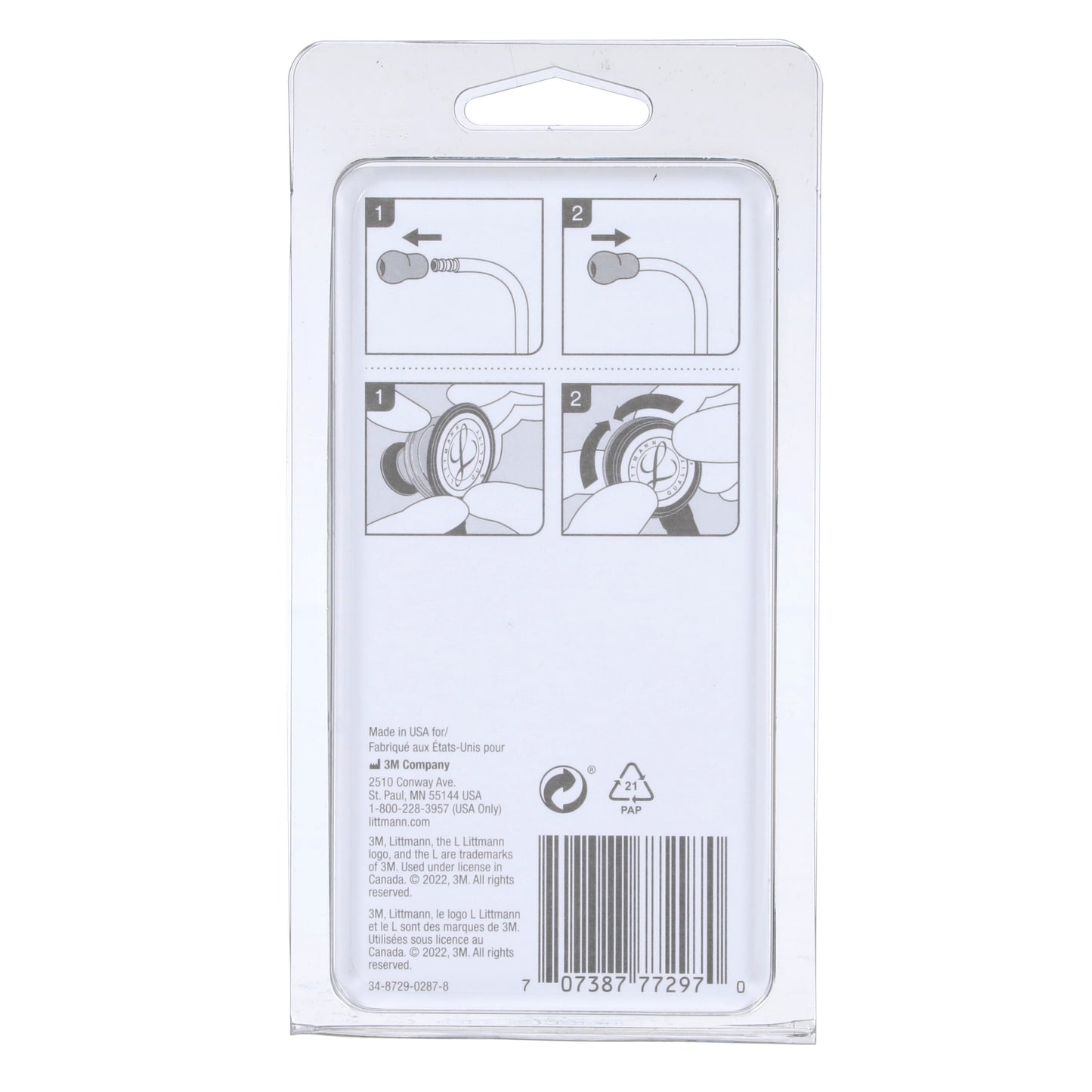 3M Littmann Stethoscope Spare Parts Kit - Classic II S.E. - Gray Littmann Spare Parts 3M Littmann   