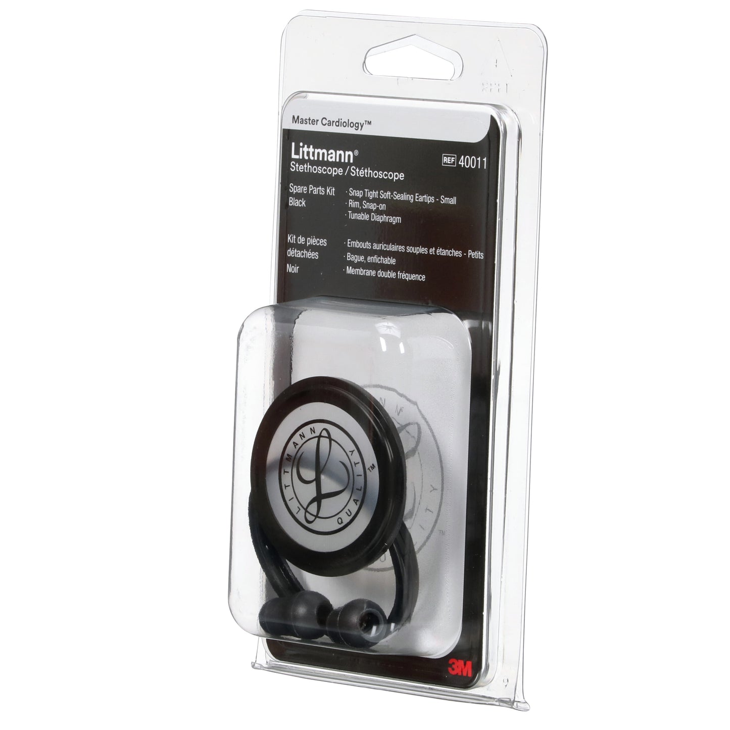 3M Littmann Stethoscope Spare Parts Kit - Master Cardiology - Black Littmann Spare Parts 3M Littmann   
