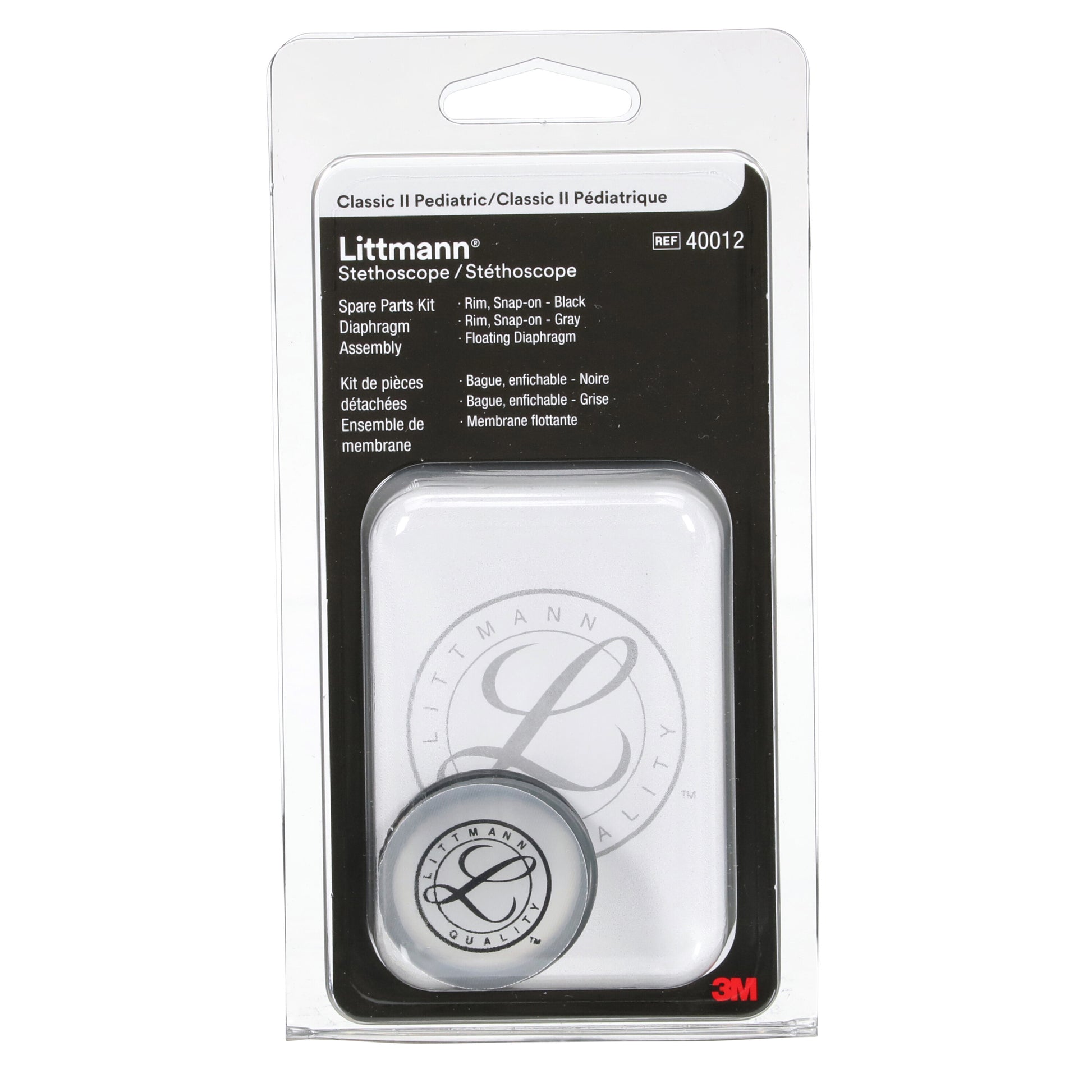 3M Littmann Stethoscope Spare Parts Kit - Classic II Pediatric Diaphragm Assembly Littmann Spare Parts 3M Littmann   
