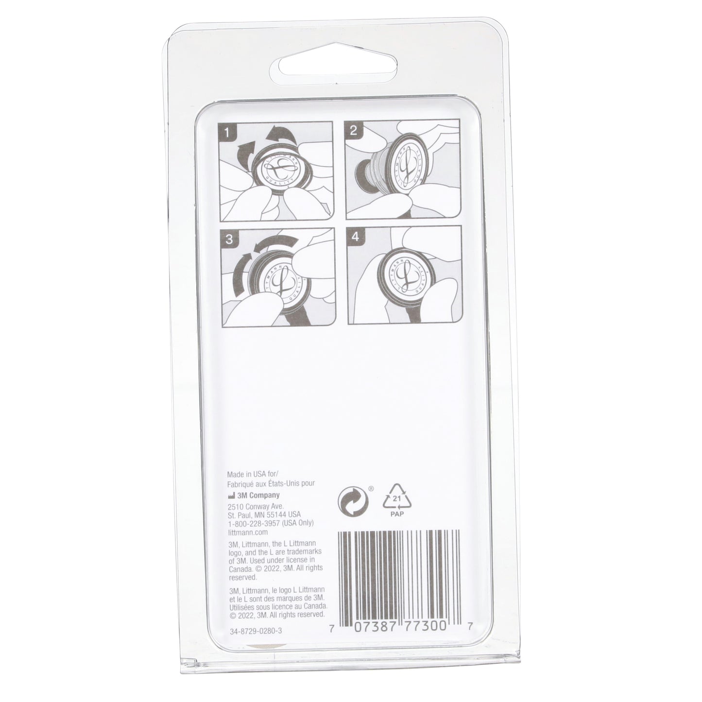 3M Littmann Stethoscope Spare Parts Kit - Classic II Infant Assembly Littmann Spare Parts 3M Littmann  