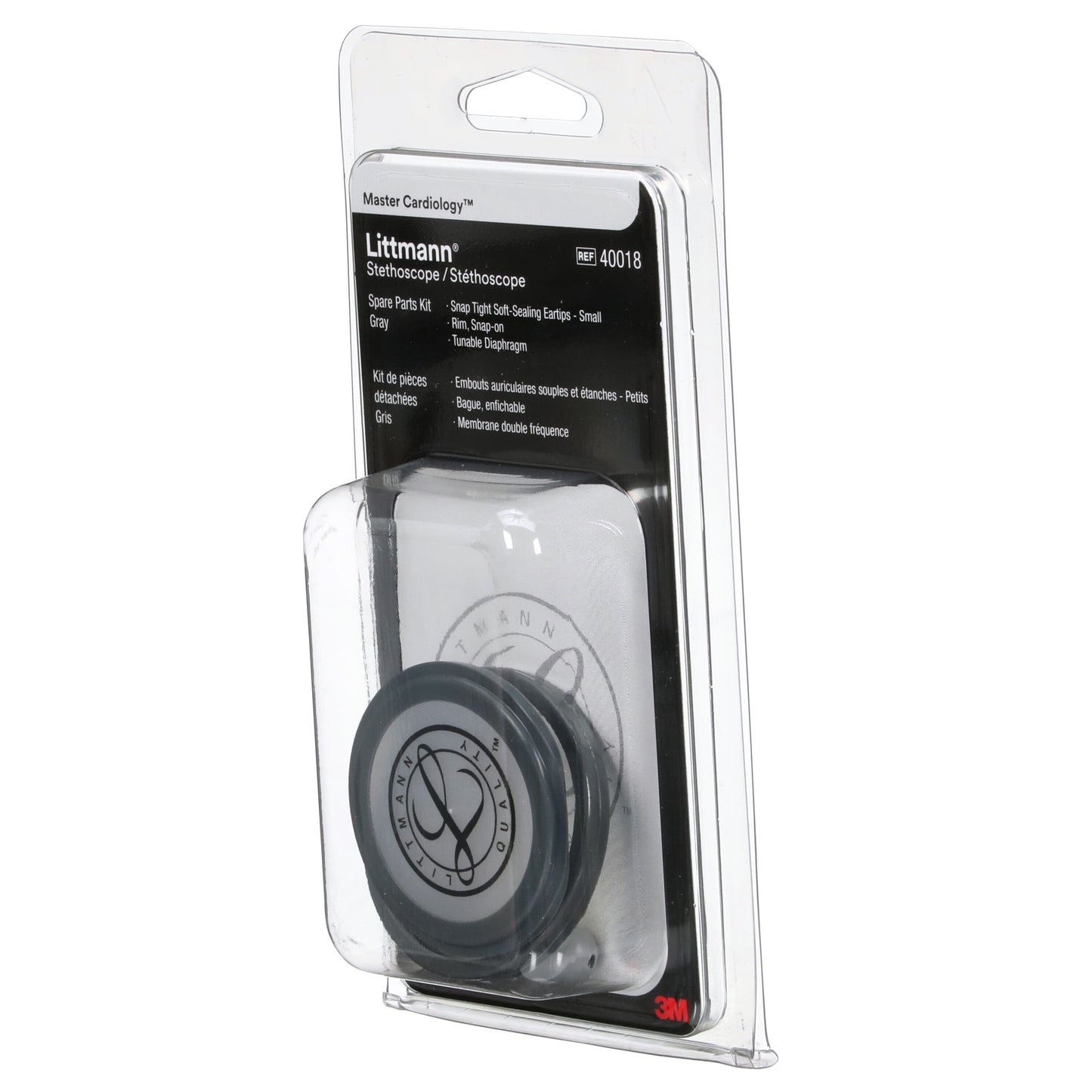 3M Littmann Stethoscope Spare Parts Kit - Master Cardiology - Gray Littmann Spare Parts 3M Littmann   