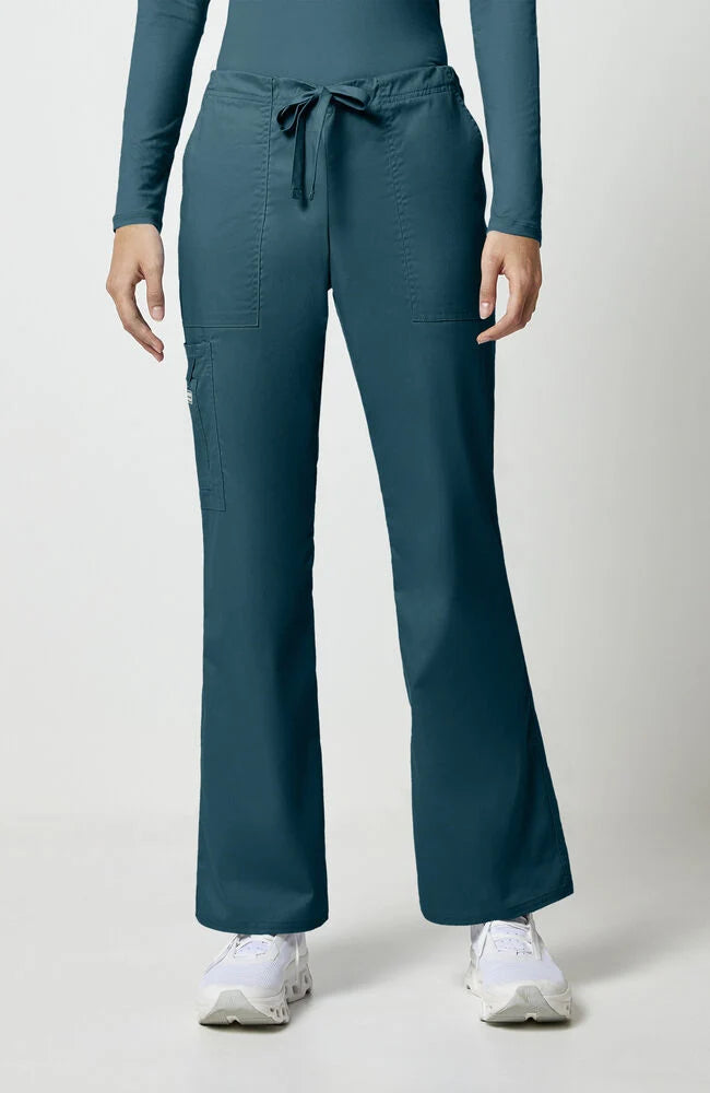 Cherokee Women's Workwear Flare Leg Drawstring Scrub Pant - Tall