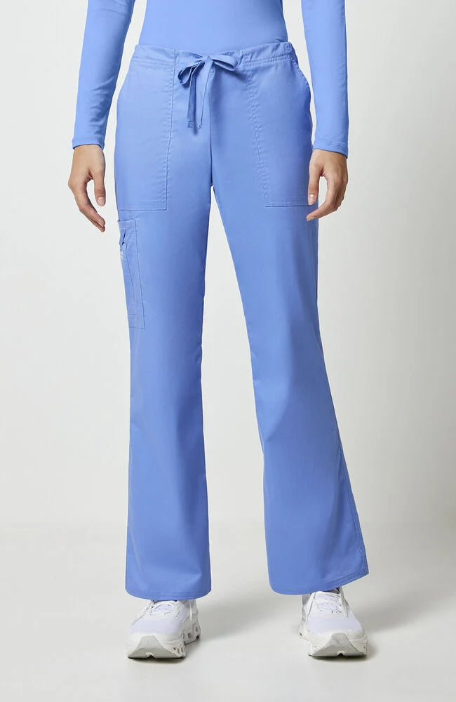 Cherokee Women's Workwear Flare Leg Drawstring Scrub Pant - Tall