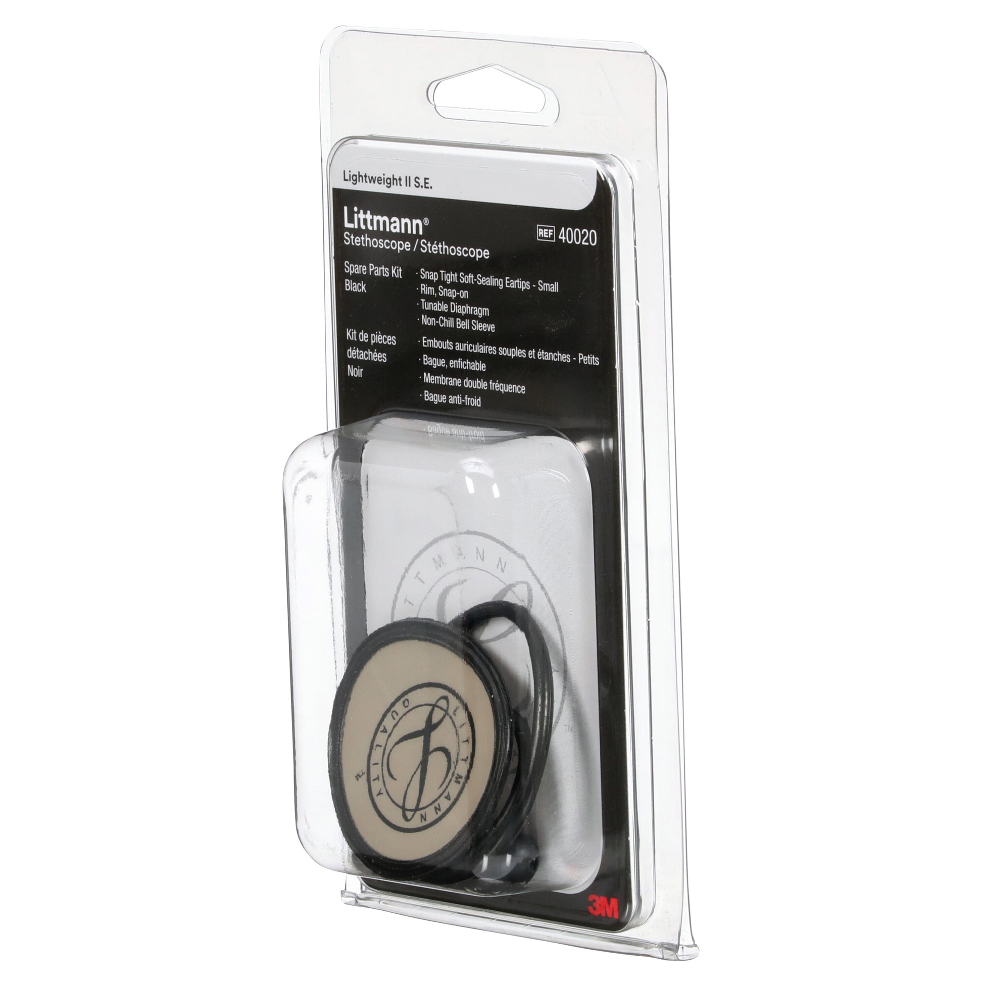 3M Littmann Stethoscope Spare Parts Kit - Lightweight II S.E. - Black Littmann Spare Parts 3M Littmann   