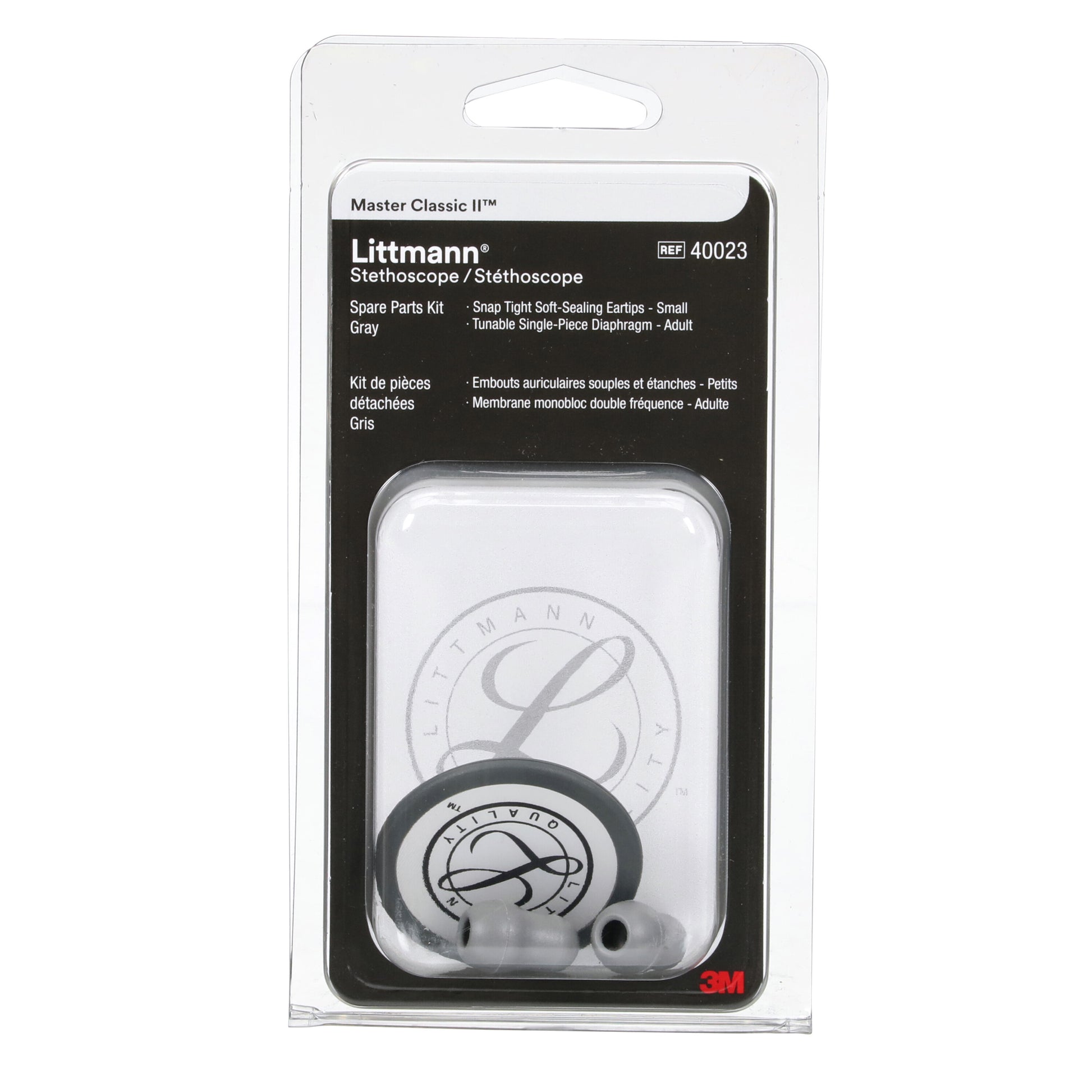 3M Littmann Stethoscope Spare Parts Kit - Master Classic - Gray Littmann Spare Parts 3M Littmann   