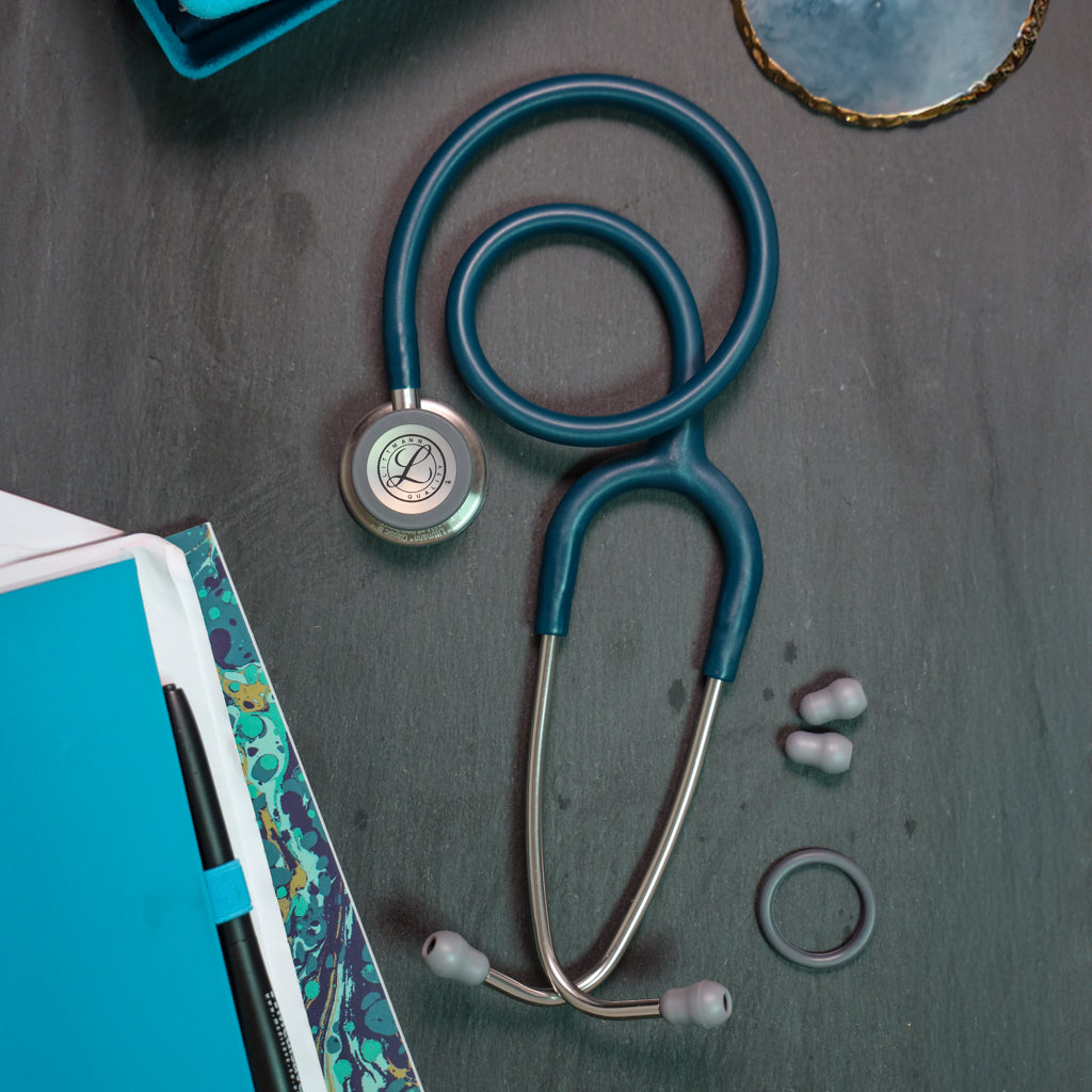 Littmann Classic III Monitoring Stethoscope: Satin Caribbean Blue 5623C Littmann Stethoscopes