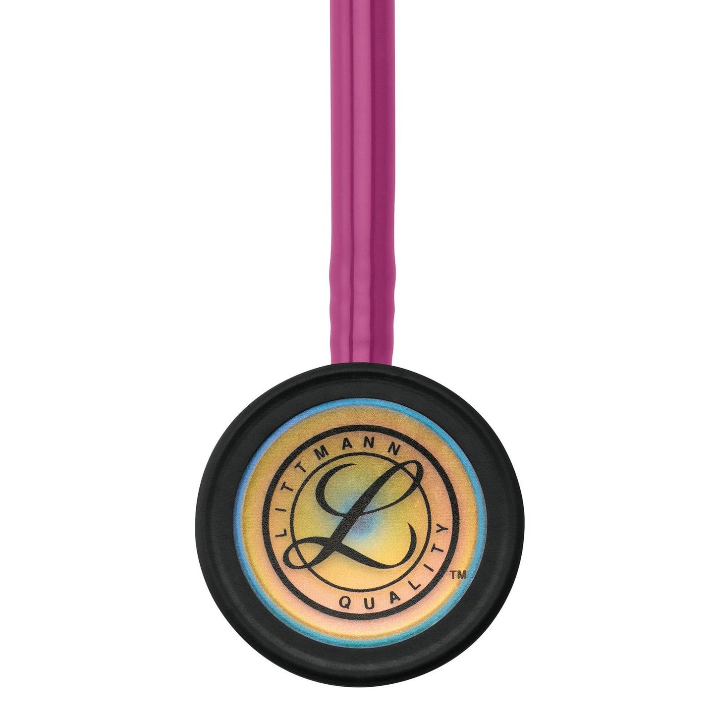 Littmann Classic III Monitoring Stethoscope: Raspberry Rainbow 5806 - ANCC NTI Stock Littmann Stethoscopes