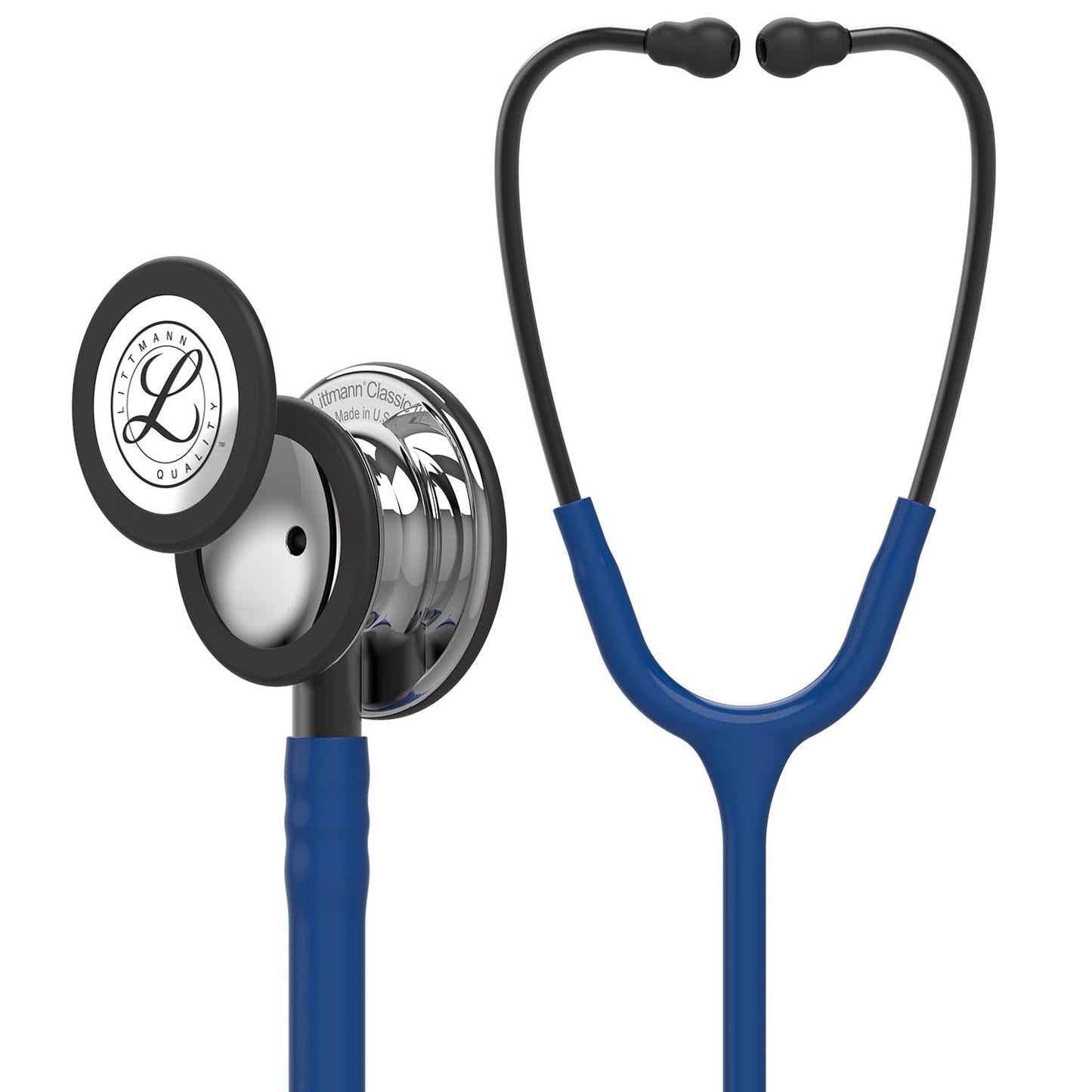 Littmann Classic III Monitoring Stethoscope: Mirror & Navy Blue 5863 - ANCC NTI Stock Littmann Stethoscopes