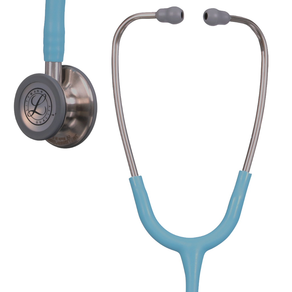 Littmann Classic III Monitoring Stethoscope: Marine Blue Satin 5912C Stethoscopes 3M Littmann