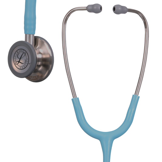 Littmann Classic III Monitoring Stethoscope: Marine Blue Satin 5912C Stethoscopes 3M Littmann
