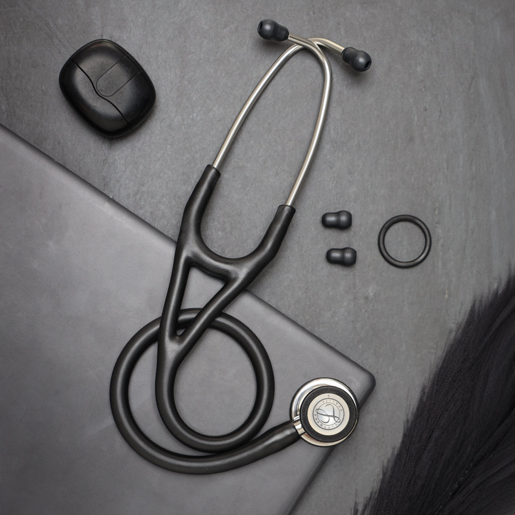 Littmann Cardiology IV Diagnostic Stethoscope: Satin Black 6177C Littmann Stethoscopes