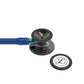 Littmann Cardiology IV Diagnostic Stethoscope: Polished Smoke & Navy - Blue Stem 6202 - Over Engraved Stethoscopes 3M Littmann   