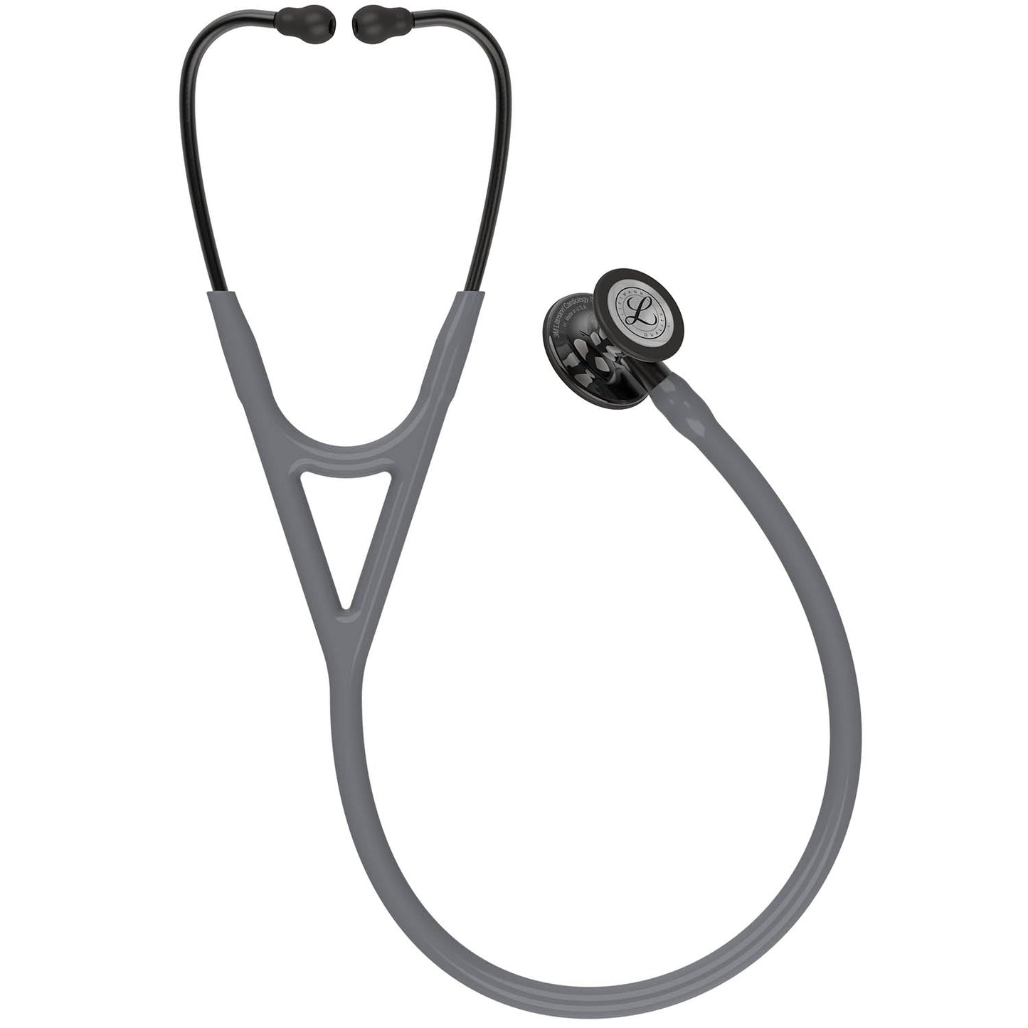 Littmann Cardiology IV Diagnostic Stethoscope: Smoke & Grey - Smoke Stem 6238/B- Over Engraved Littmann Stethoscopes Littmann Stethoscopes